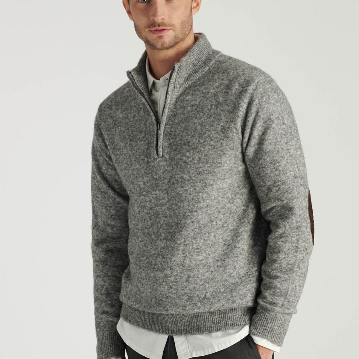 NEW MAN - Cardigan Teruel Heritage Gris Newman