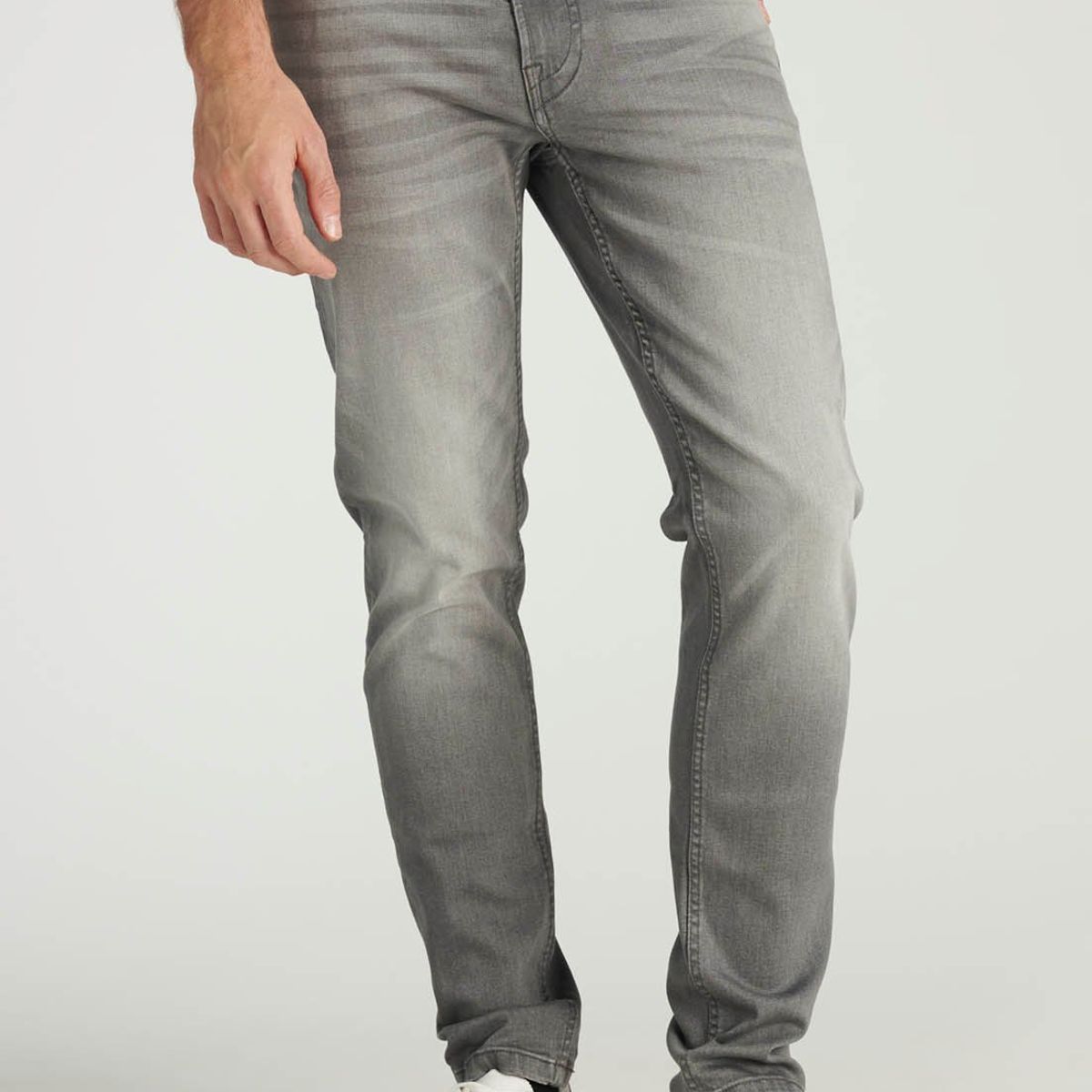 NEW MAN - Jeans Rouen Heritage Gris Newman