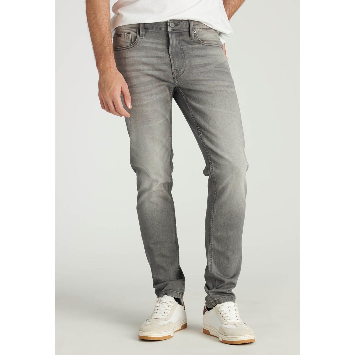 NEW MAN - Jeans Rouen Heritage Gris Newman