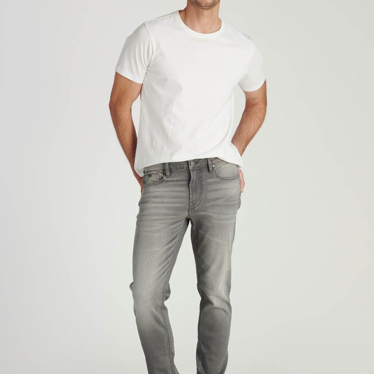 NEW MAN - Jeans Rouen Heritage Gris Newman