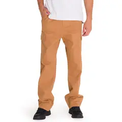 CAT - Pantalón Heritage Straight Cargo Hombre Café Claro