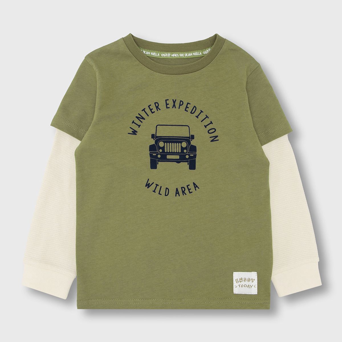 OSITO - Polera Manga Larga Niño Osito OSITO