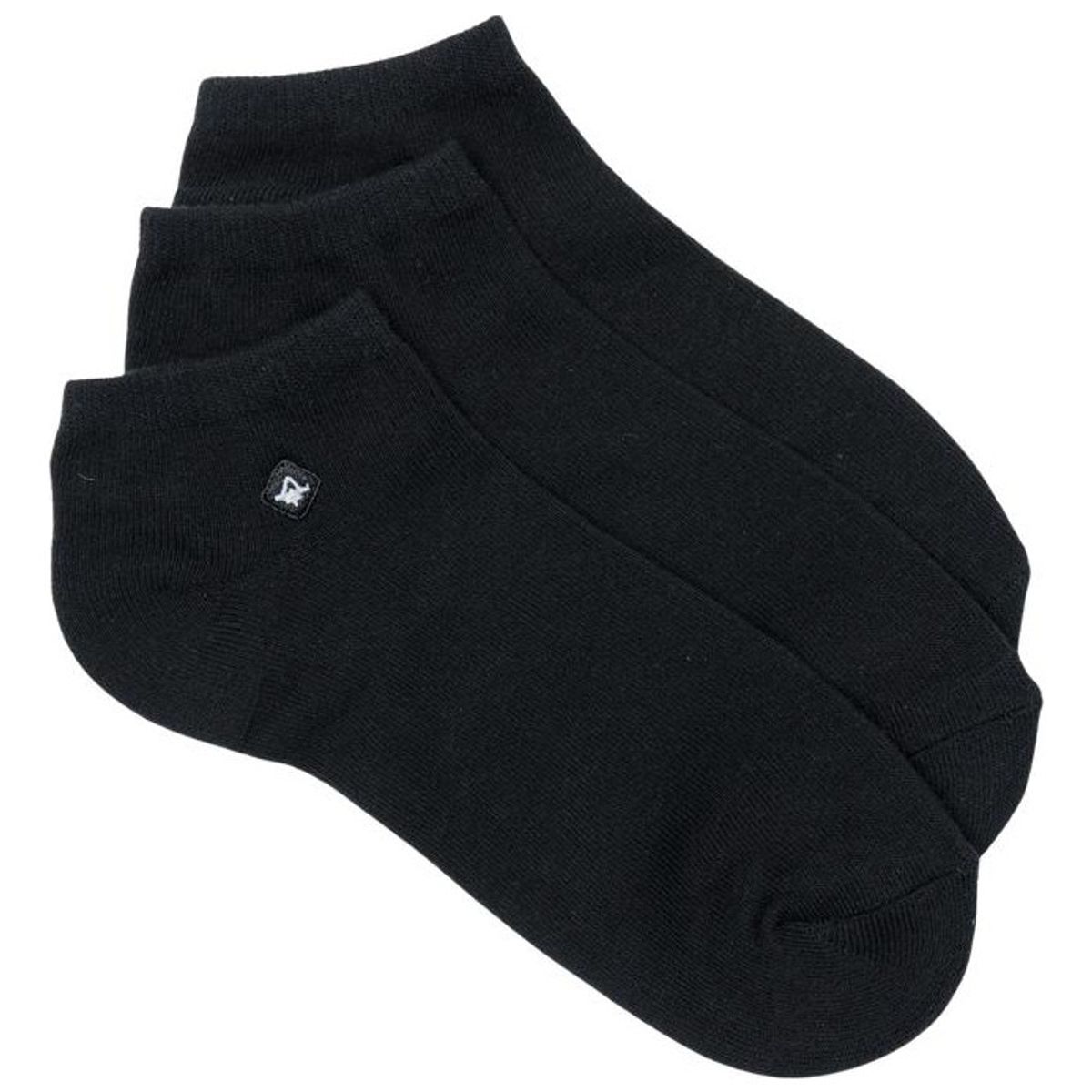 KIVUL - Calcetines Adulto Tripack Short Unisex Adulto Negro