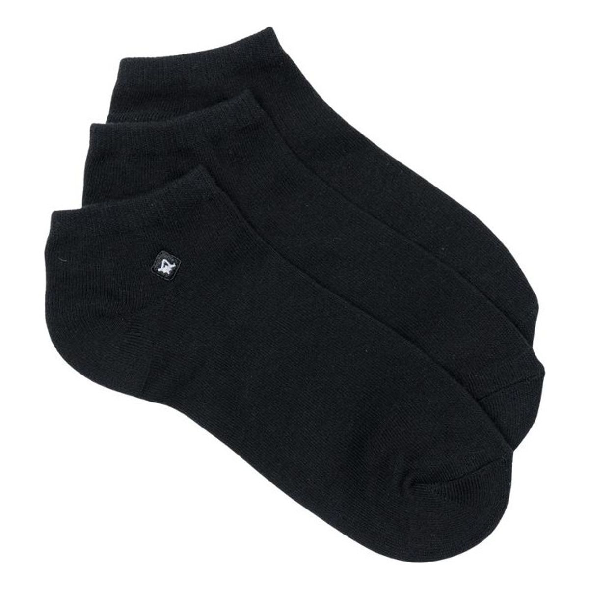 KIVUL - Calcetines Adulto Tripack Short Unisex Adulto Negro