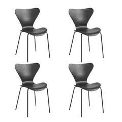 RELAN - Set de 4 Sillas Curvas de Comedor Top Living Belica