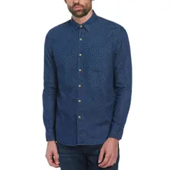 ORIGINAL PENGUIN - Camisa De Hombre Estampado Navy