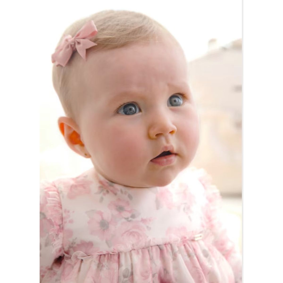 MAYORAL - Elegante y delicado Vestido tul recién nacida