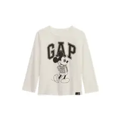 GAP - Polera Mickey Mouse Manga Corta Hombre Blanco