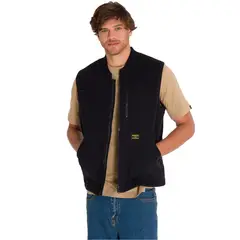 CAT - Chaqueta Sin Mangas Utility Sherpa Hombre Negra