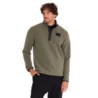 Polar Fleece Half Snap Hombre Verde