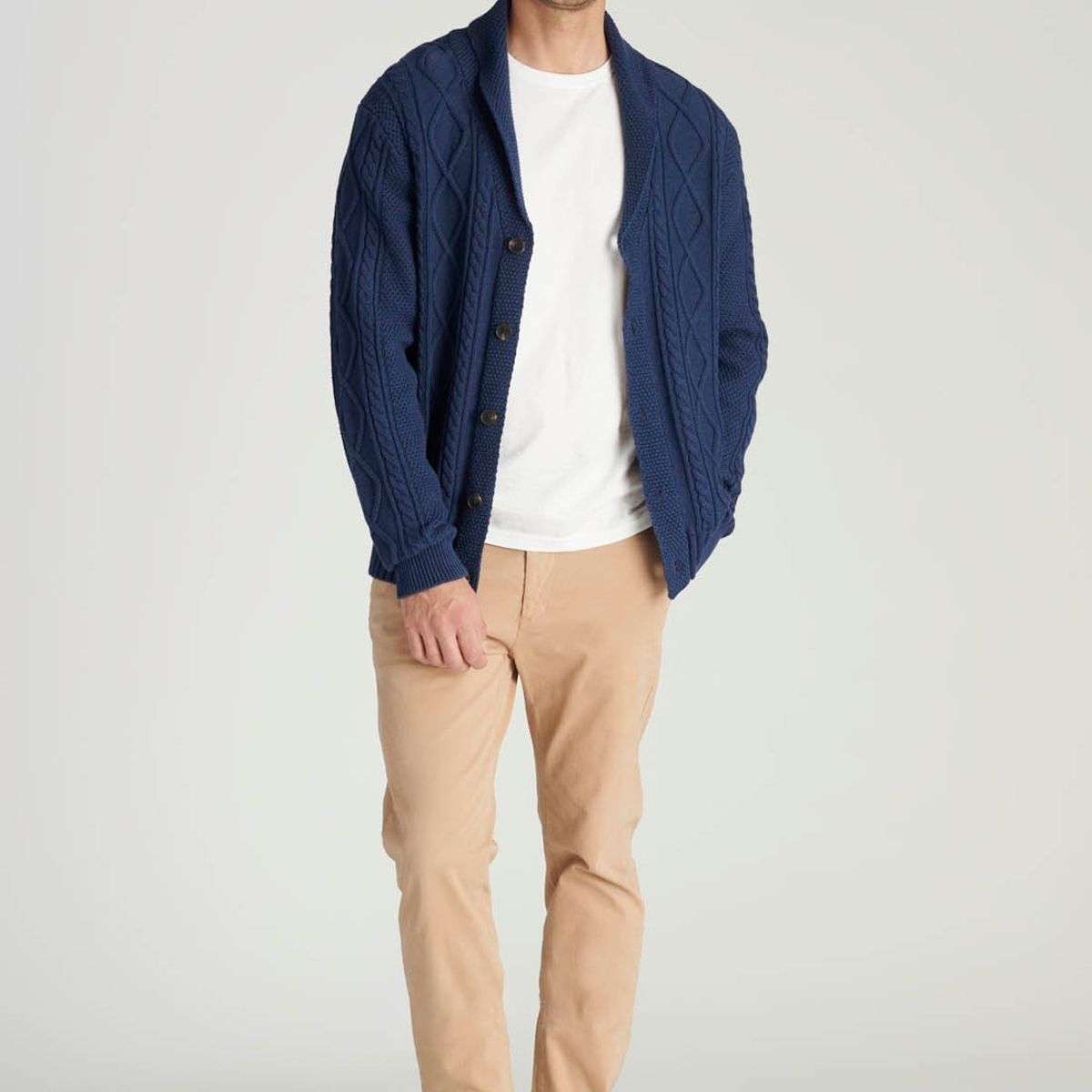 NEW MAN - Cardigan Bisbal Heritage Azul Newman