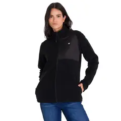 CAT - Polar Fleece Utility Full Zip Mujer Negro