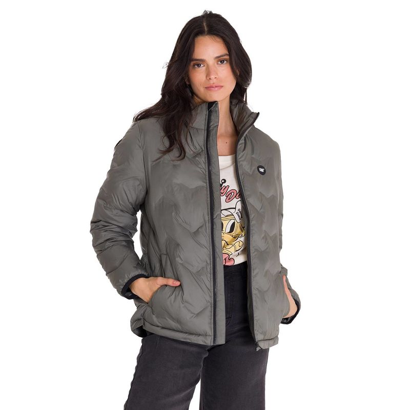 CAT - Parka Bonded Medium Weight Insulated Mujer Gris CAT