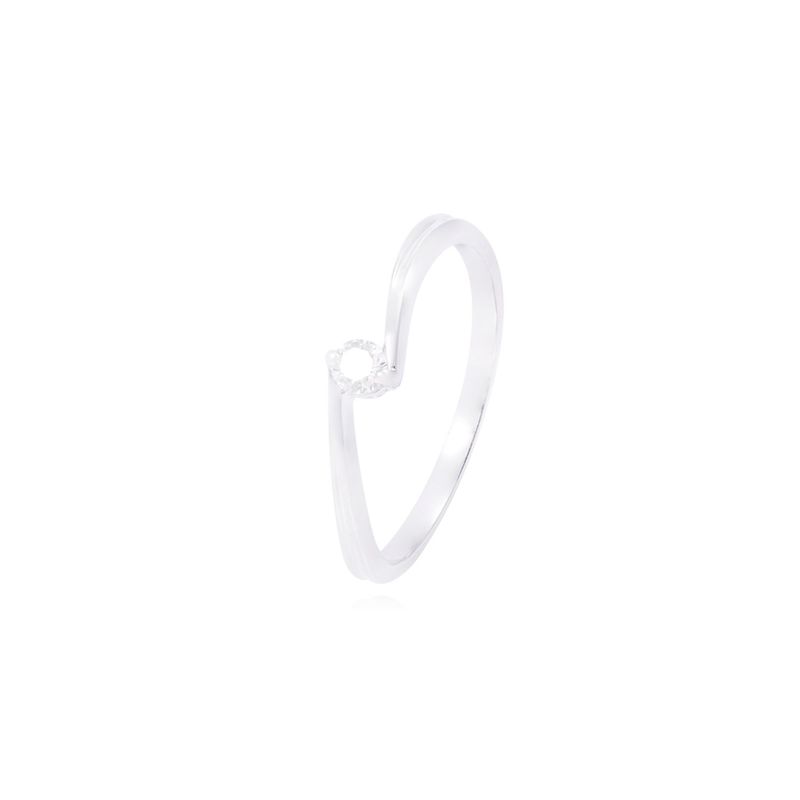 JB JOYAS BARON - Anillo Compromiso de Oro de 18kt 10 puntos de diamante solitario