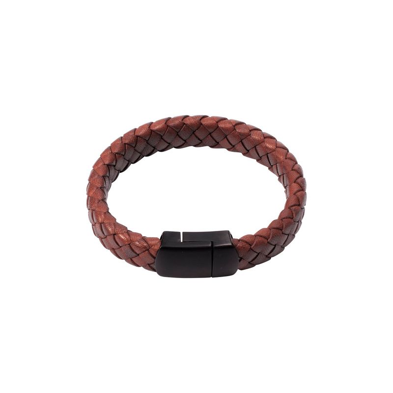 JB JOYAS BARON - Pulsera de cuero Seth Sheer Clara