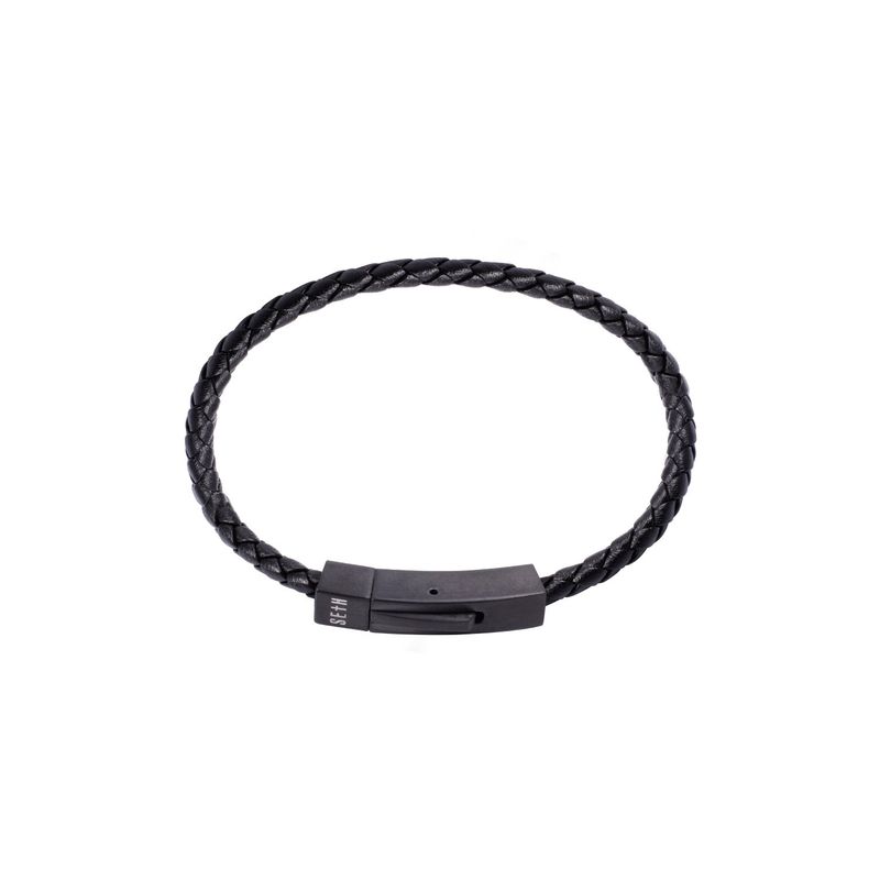 JB JOYAS BARON - Pulsera de cuero Seth Terni
