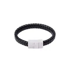 JB JOYAS BARON - Pulsera de cuero Seth Race