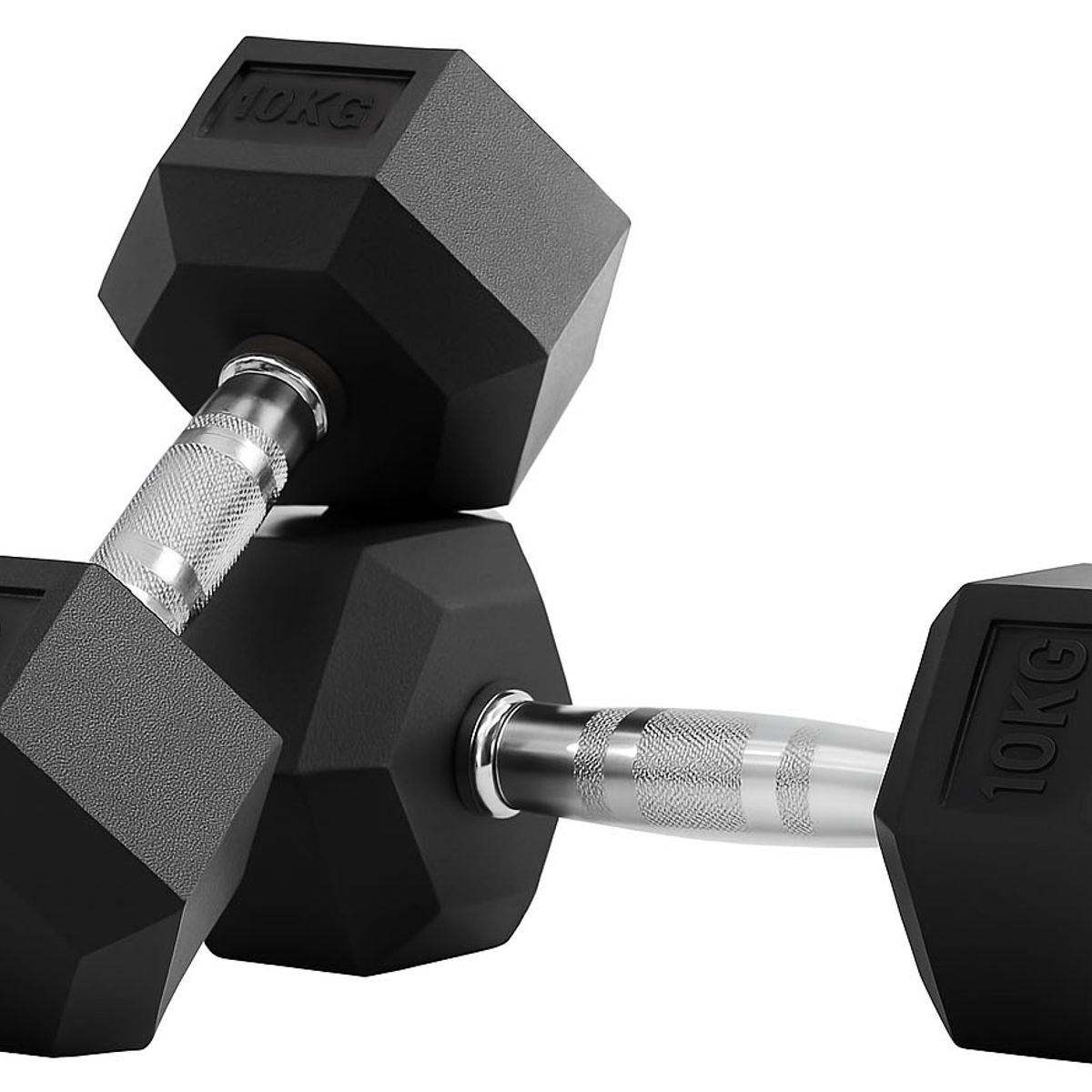 Mancuernas Hexagonales Par 10 Kg (total 20kg), marca SCORE FIT - Foto Principal