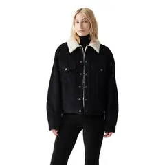LEVIS - Chaqueta Mujer 90s Sherpa Trucker Negro