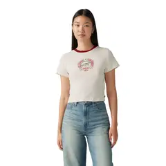 LEVIS - Polera Mujer Gr Essential Sporty Tee Beige