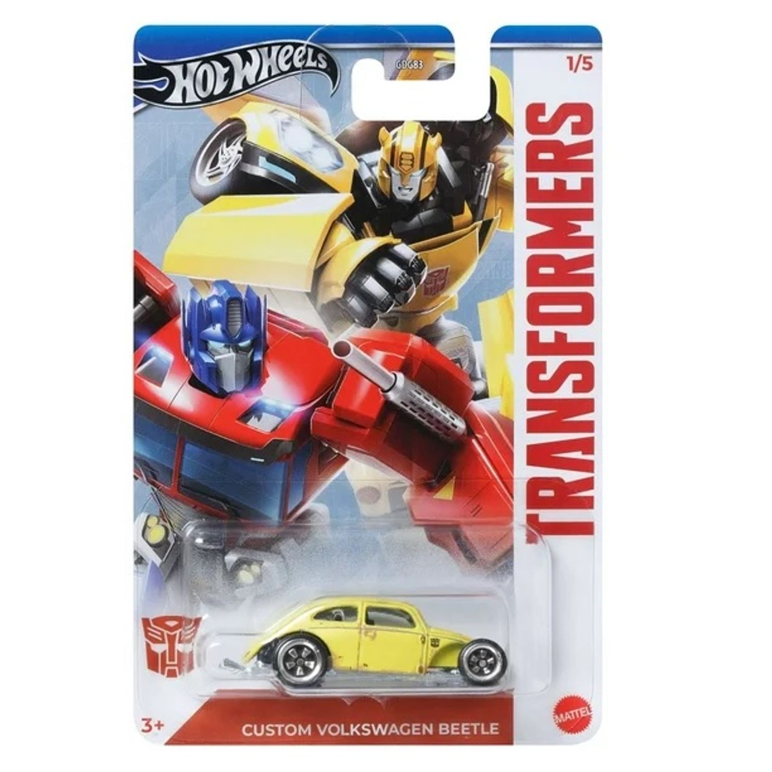 HOT WHEELS Hot Wheels volkswagen beetle Transformers Rapido 1/5