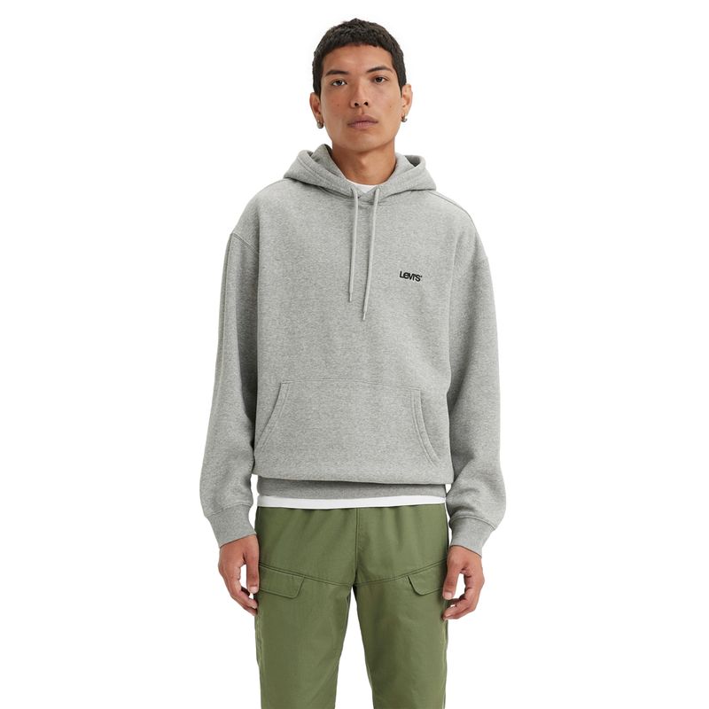 LEVIS - Polerón Hombre Sweats Hoodie Gris Levis