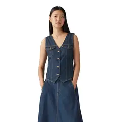LEVIS - Chaqueta Mujer Loose Vest Azul