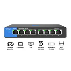 LINKSYS - Switch 8puertos SE3008 101001000 giga
