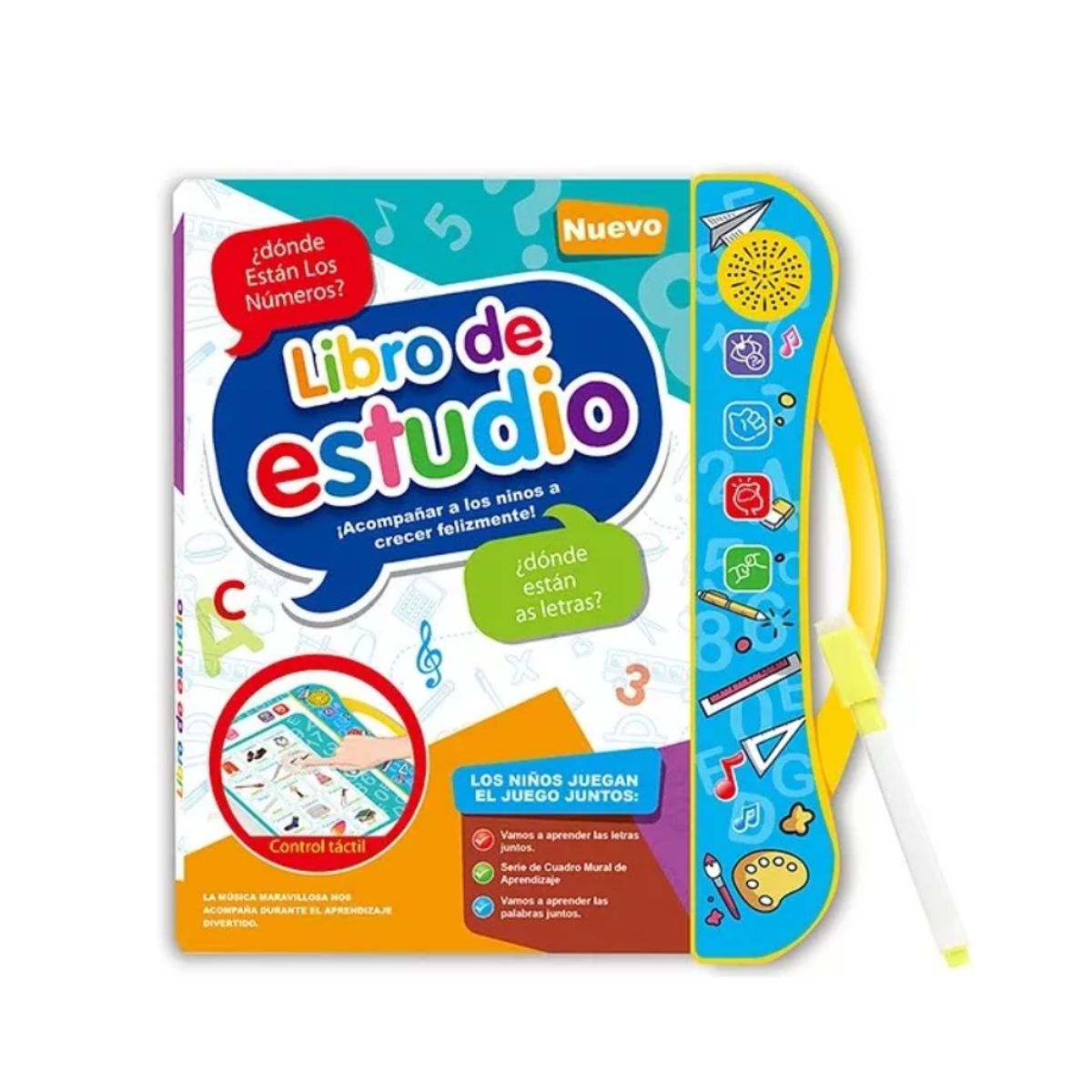 GENERICO - Libro Didactico Interactivo Aprendizaje Bilingüe Para Niños