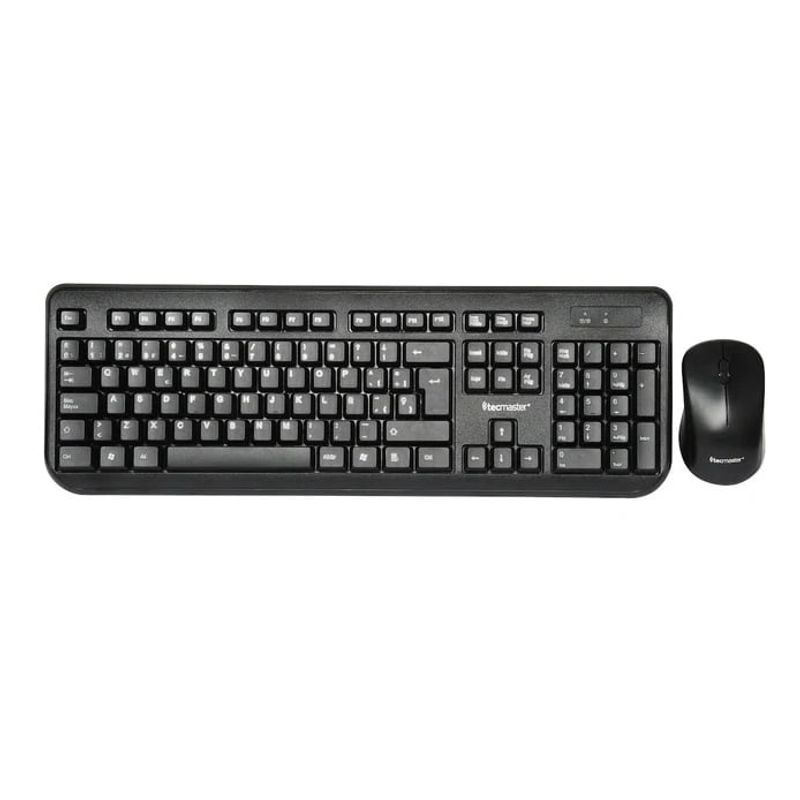 TECMASTER - Kit Teclado Y Mouse Inalambrico Tecmaster TM-100512