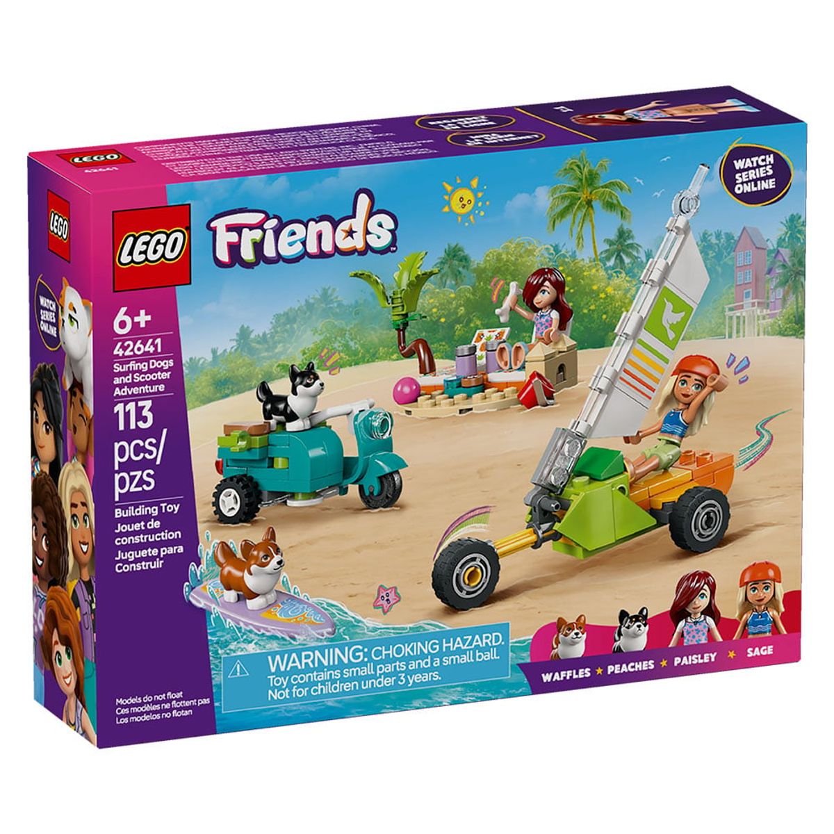 LEGO - LEGO Mascotas Surferas y Aventura sobre Ruedas (42641)