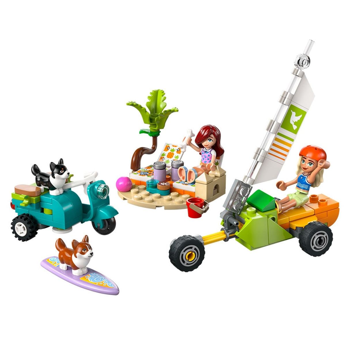 LEGO - LEGO Mascotas Surferas y Aventura sobre Ruedas (42641)