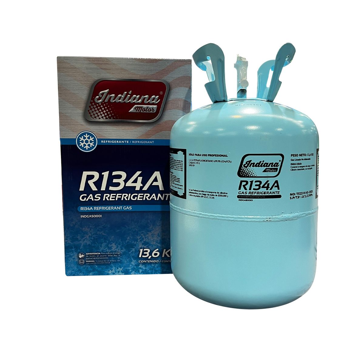 INDIANA - GAS REFRIGERANTE INDIANA R134A