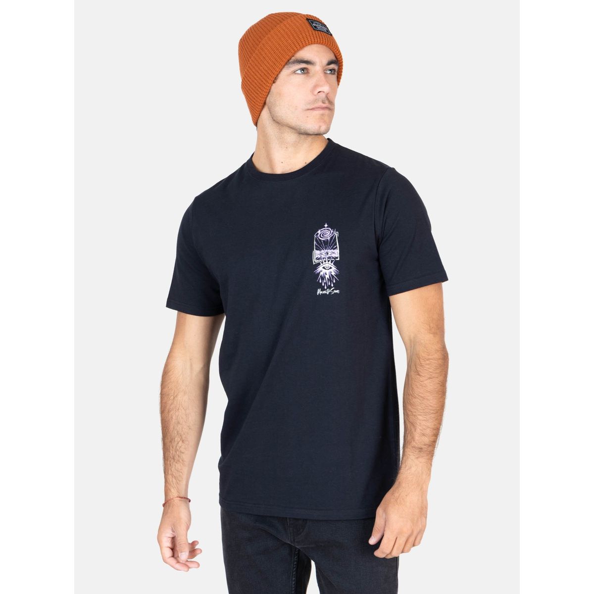 MAUI AND SONS - Polera MC Sunset Rider Negro Hombre Maui And Sons - Negro