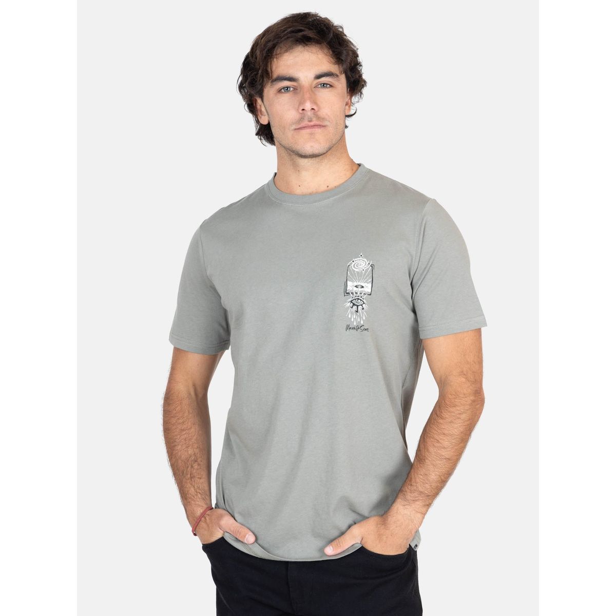 MAUI AND SONS - Polera MC Sunset Rider Verde Hombre Maui And Sons - Verde