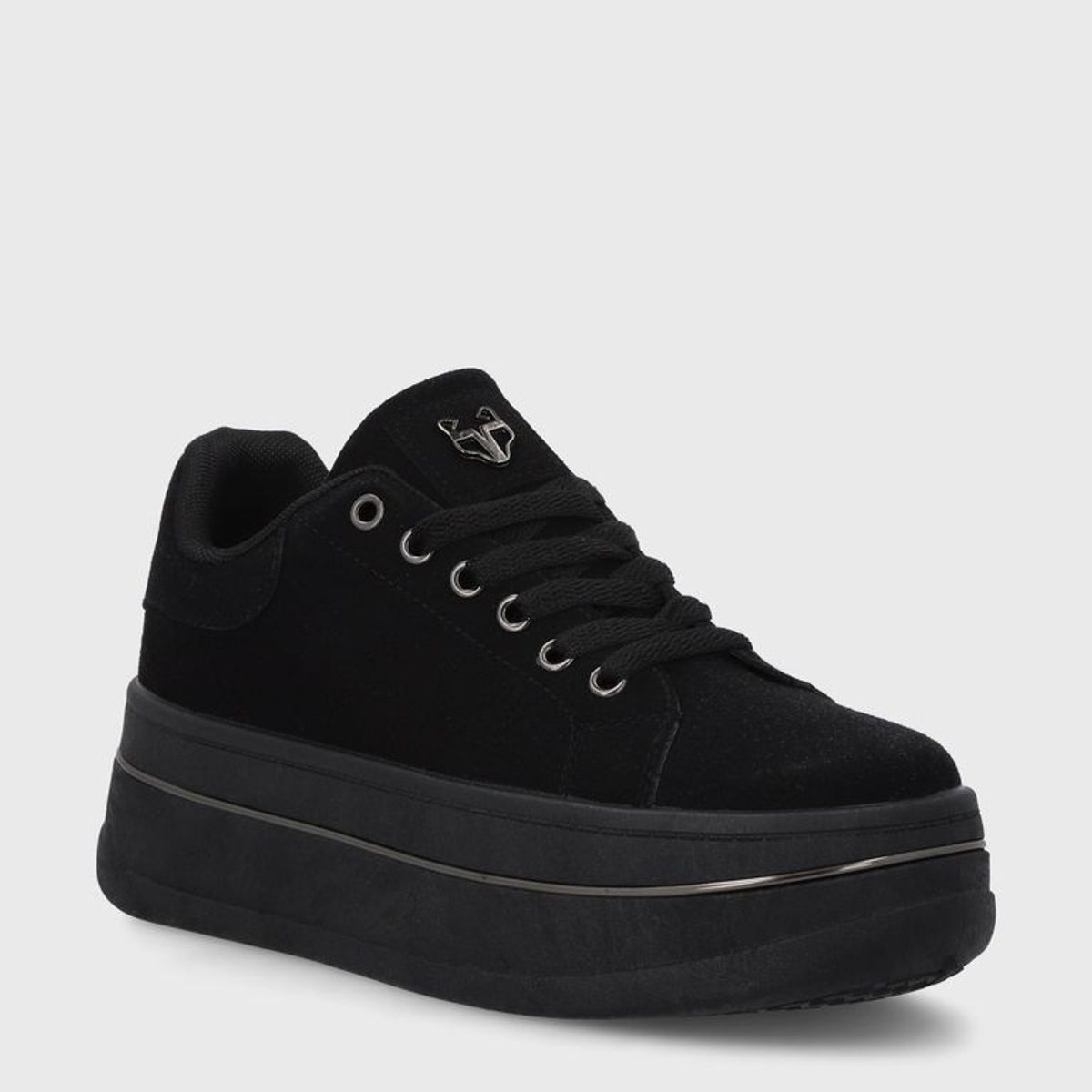 GOTTA - Zapatilla Plataforma Negra  Mujer 58011