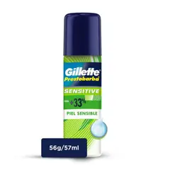 GILLETTE - Espuma de Afeitar Prestobarba Sensitive, 57 ml.-