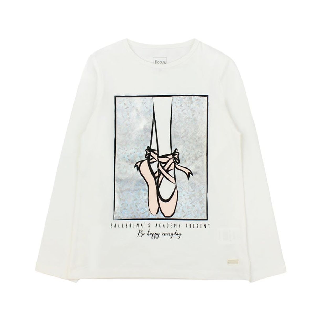 FICCUS - Polera Kids Niña Academy Blanco