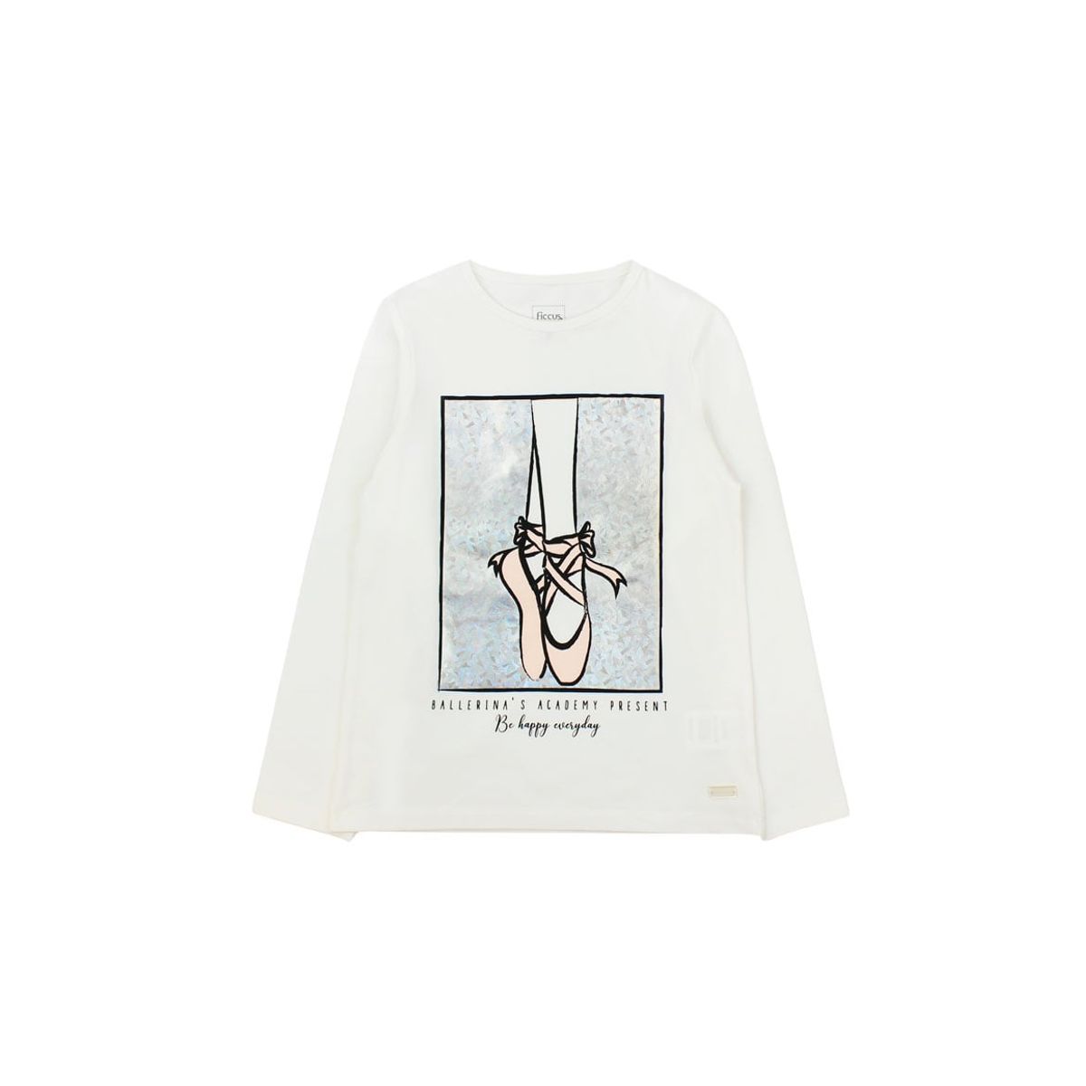 FICCUS - Polera Kids Niña Academy Blanco