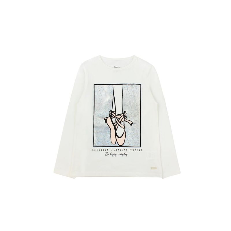FICCUS - Polera Kids Niña Academy Blanco