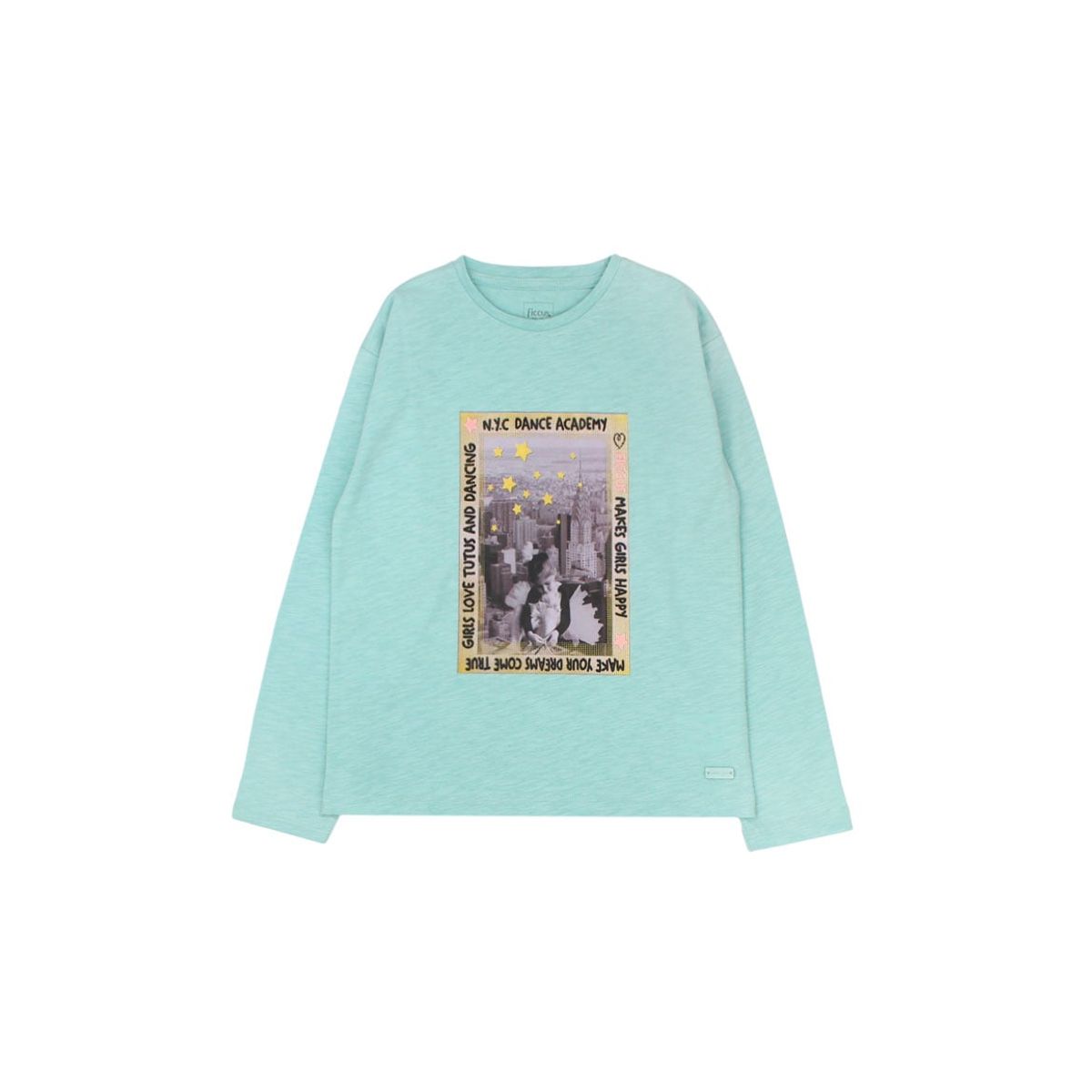 FICCUS - Polera Kids Niña Academy Menta