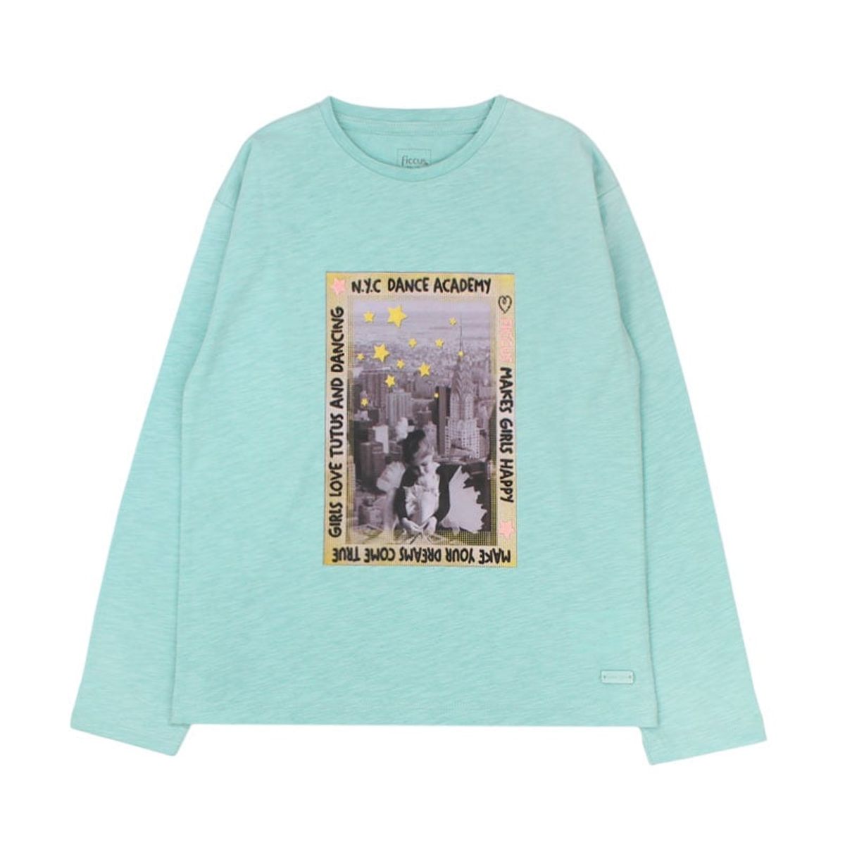 FICCUS - Polera Kids Niña Academy Menta