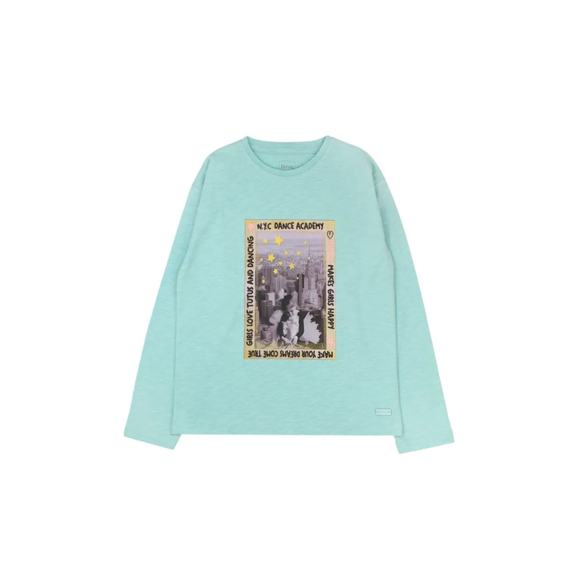 FICCUS - Polera Kids Niña Academy Menta