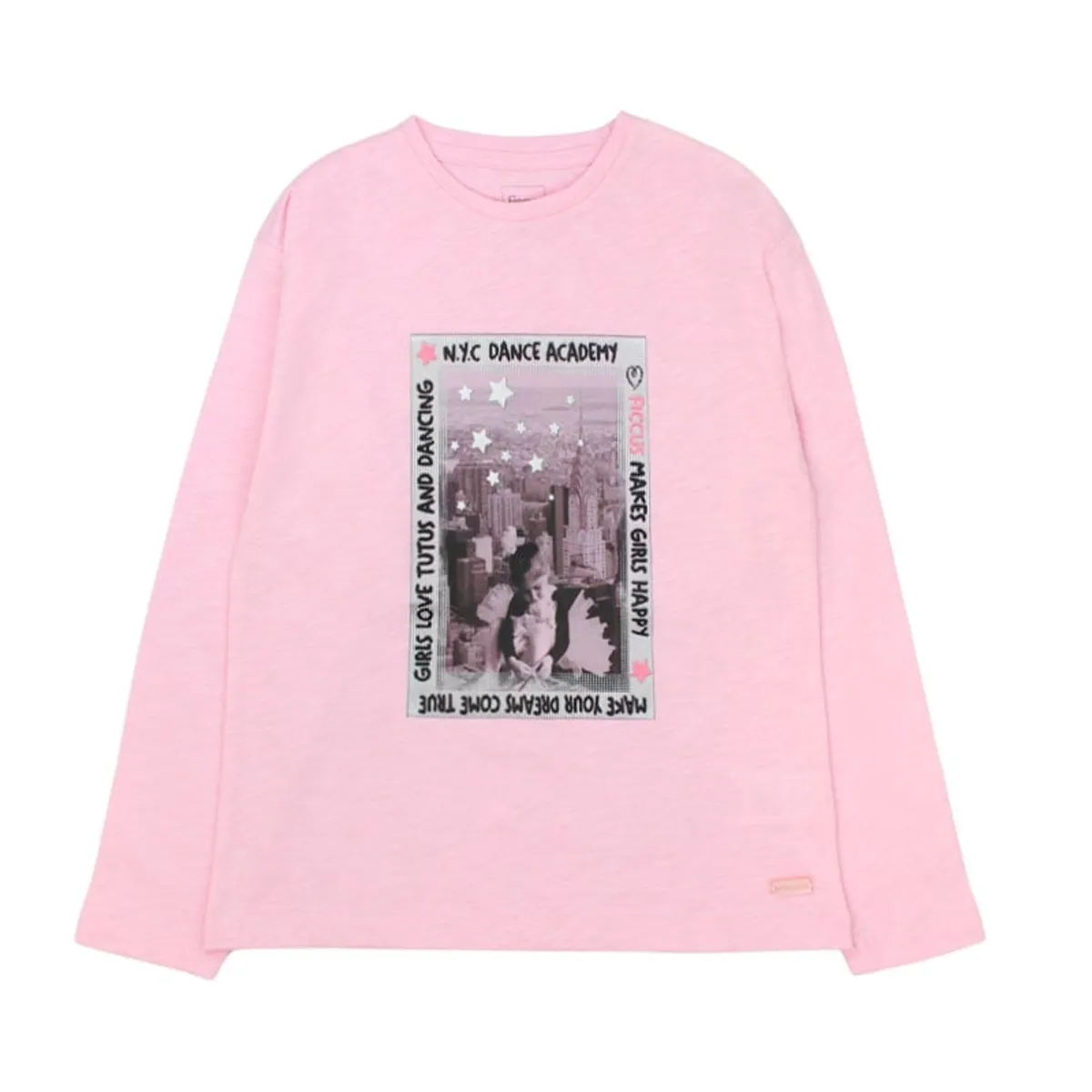 FICCUS - Polera Kids Niña Academy Rosa