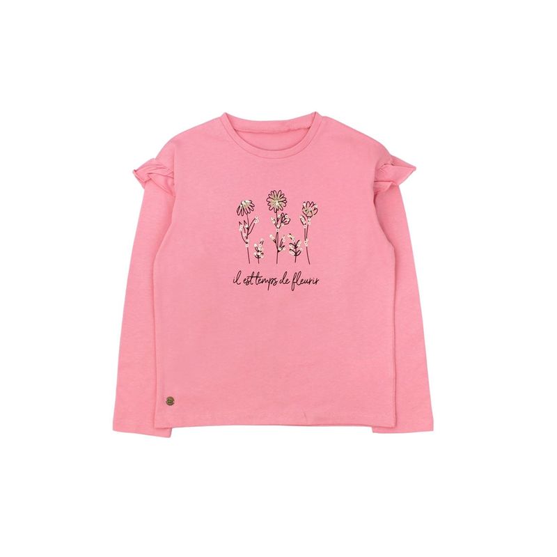 FICCUS - Polera Kids Niña Foresta Rosa