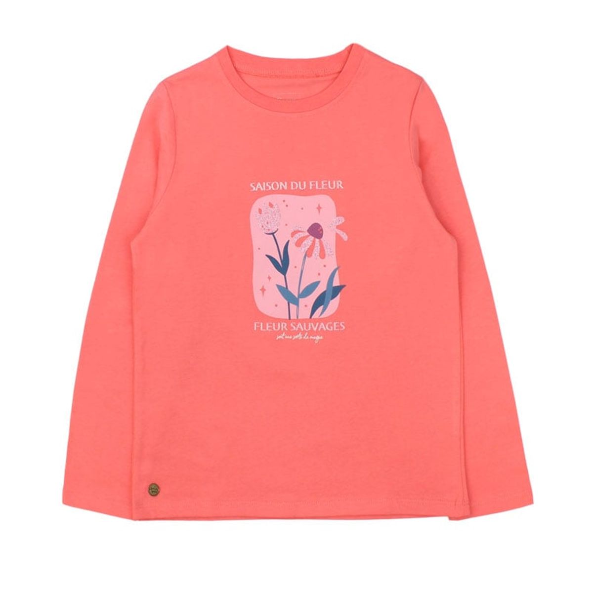 FICCUS - Polera Kids Niña Foresta Coral