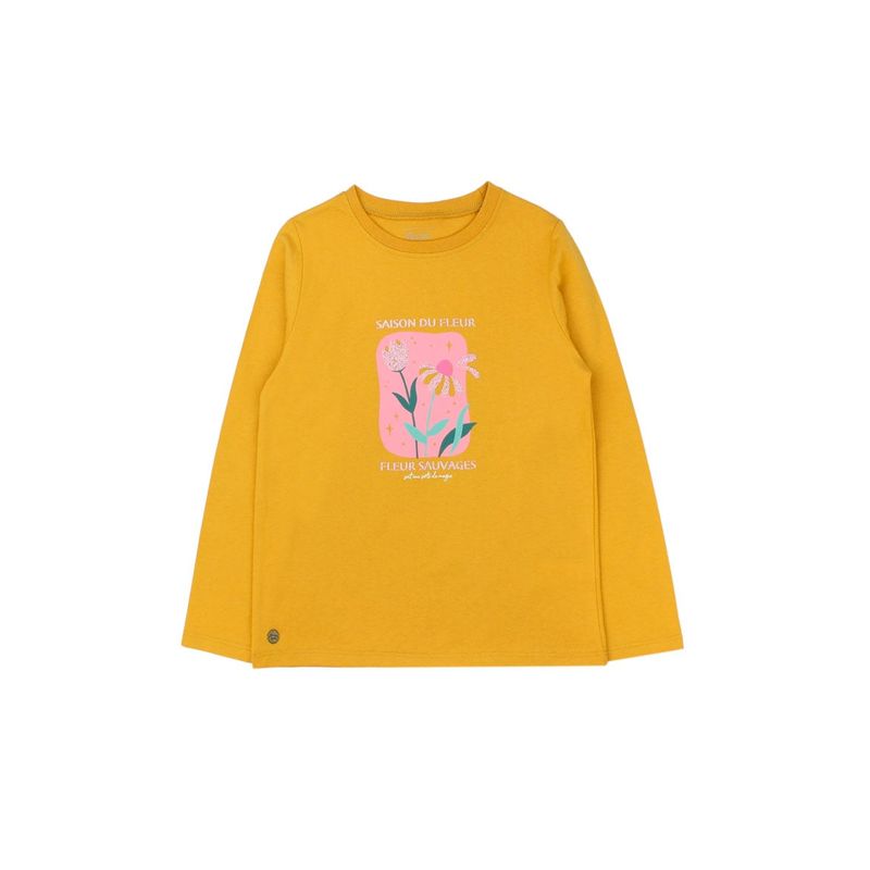 FICCUS - Polera Kids Niña Foresta Amarillo