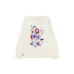 FICCUS - Polera Kids Niña Foresta Blanco