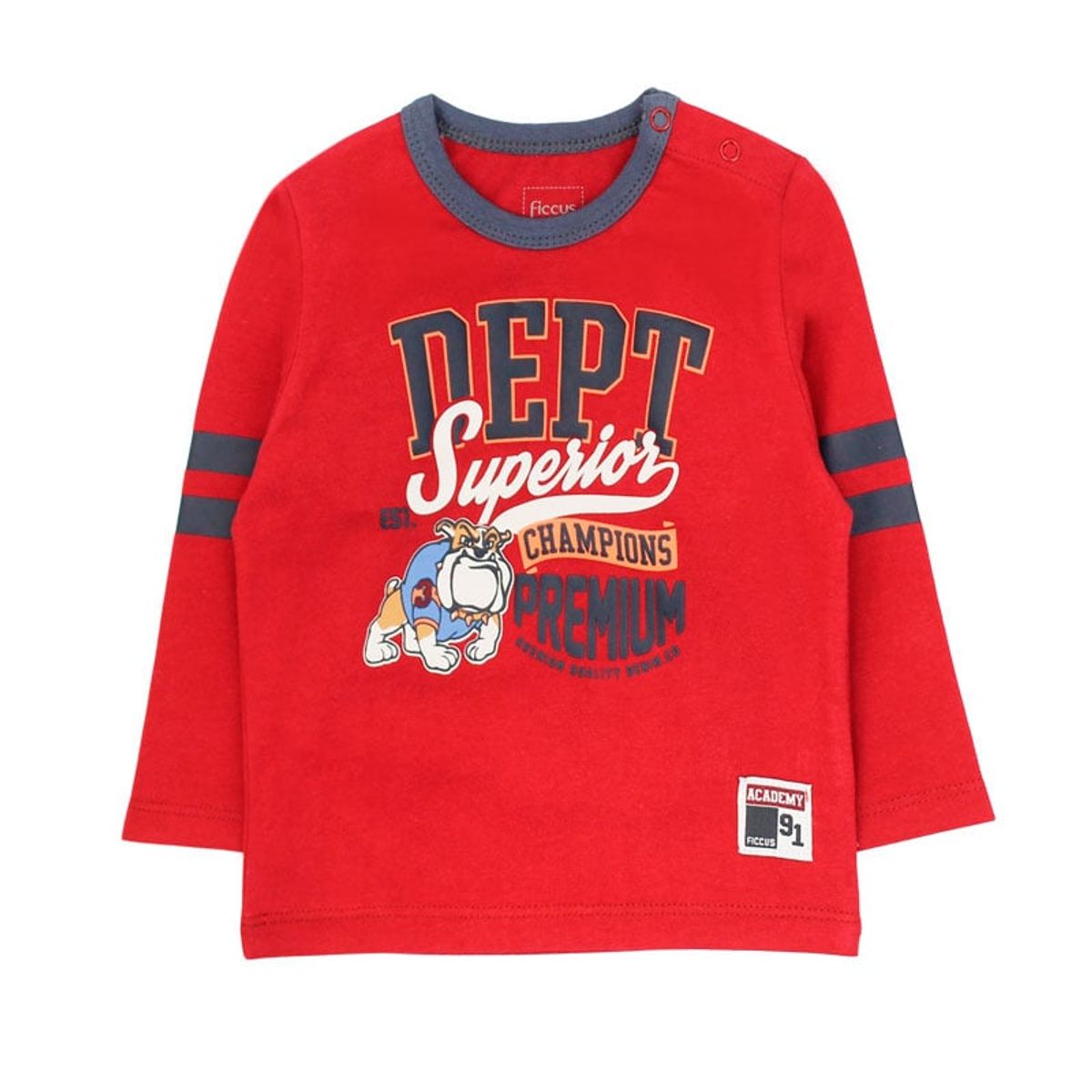 FICCUS - Polera Bebé Niño Academy Rojo