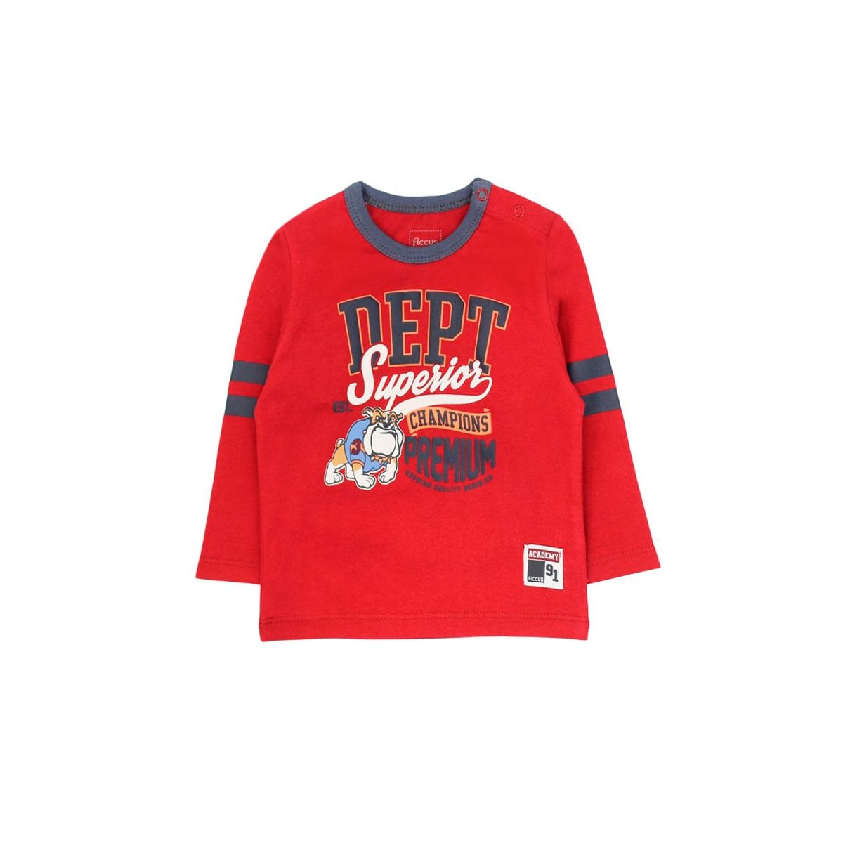 FICCUS - Polera Bebé Niño Academy Rojo